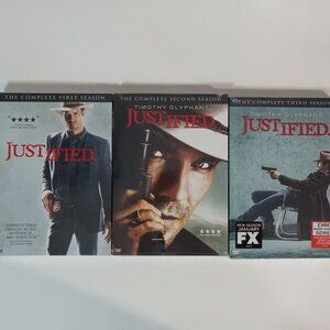 Justified Seasons 1-3 DVD Sealed NEW Unopened
